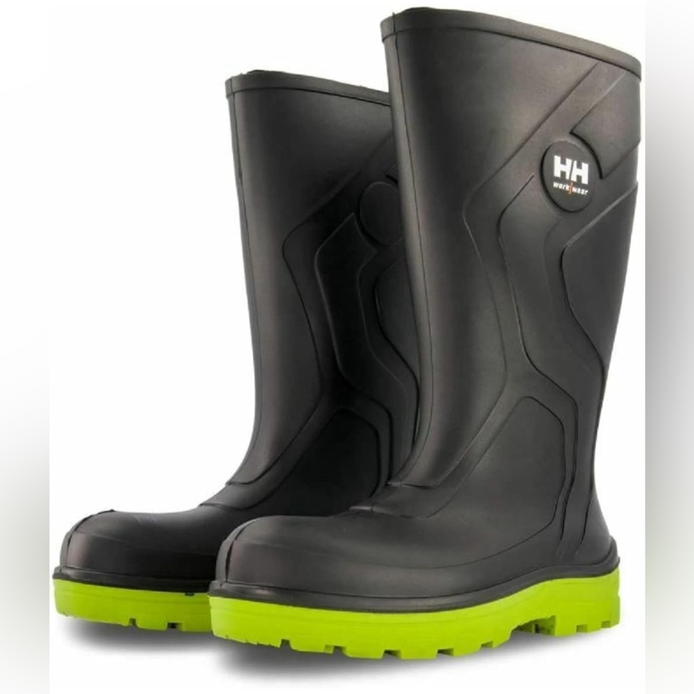 Helly Hansen Men's Alta PU Composite Toe/Plate Waterproof Boot Black/Green.